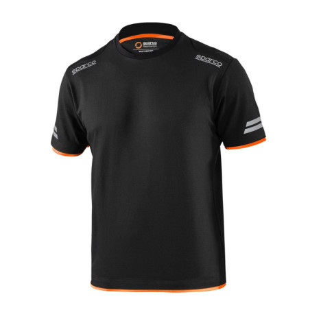 CAMISETA SPARCO TECH SPARCO TUCSON NEGRA/NARANJA TALLA XXXXL