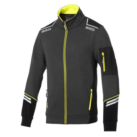 SUDADERA TECH SPARCO ALABAMA GRIS/AMARILLO TALLA XXXXL