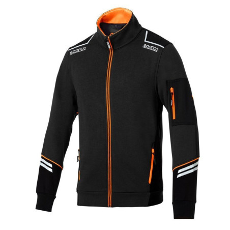 SUDADERA TECH SPARCO ALABAMA NEGRO/NARANJA TALLA XXXL