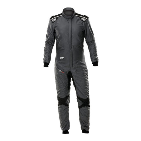 TRAJE CARRERAS ONE EVO AIR FIA 8856-2018 GRIS MEDIO/NEGRO TALLA 62