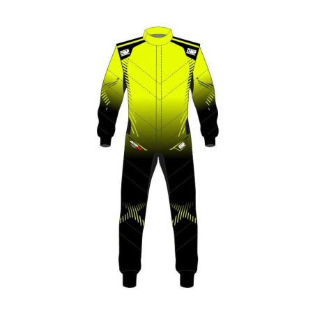 TRAJE CARRERAS AIR ONE ART FIA 8856-2018 NEGRO/AMARILLO FLUOR TALLA 50