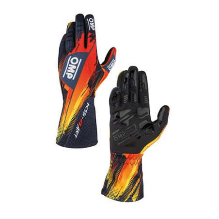 GUANTESOMP KARTING KS-4 ART NEGRO/NARANJA TALLA 6 (NIÑOS)