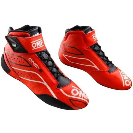 BOTINES OMP ONE-S FIA 8856-2018/SFI ROJO TALLA 45
