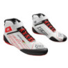 KS-2X BOTINES KARTING FIA 8877-2022 BLANCO/ROJO TALLA 43
