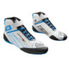 KS-2X BOTINES KARTING FIA 8877-2022 BLANCO/CIAN TALLA 34
