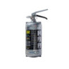EXTINTOR MANUAL DE ACERO ALUMINIO PLATA 2,4KG ECOLIFE PLUS