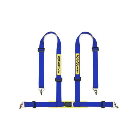 ARNES SABELT CLUBMAN (ECE APROBADO) 4 PUNTOS ALMOHADILLAS INCLUIDAS AZUL MOSQUETON