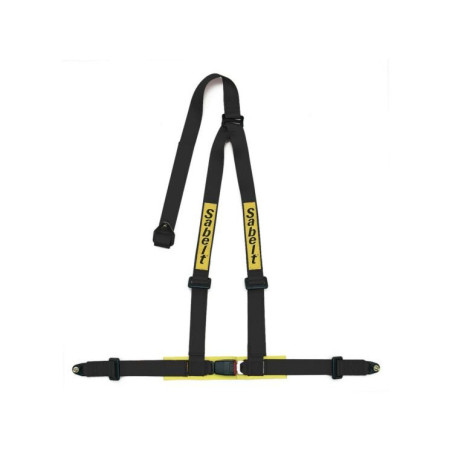 ARNES SABELT CLUBMAN (ECE APROBADO) 3 PUNTOS ALMOHADILLAS INCLUIDAS NEGRO TORNILLO