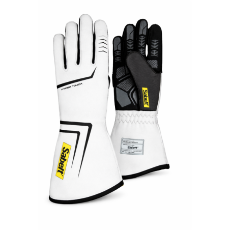 GUANTES FIA 8856-2018 HERO TG-12 HYPERTOUCH BLANCOS TALLA 8