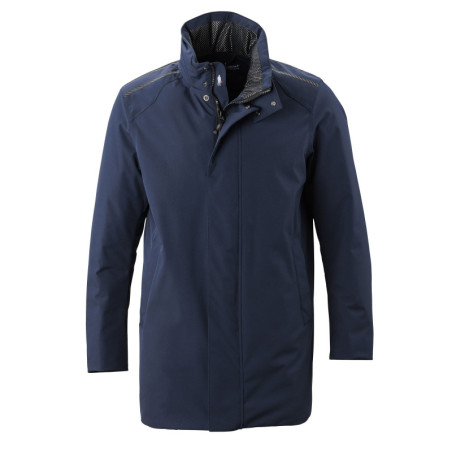 CHAQUETA LARGA 2 CAPAS AZUL MARINO TALLA 4XL