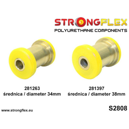 286209A KIT DE SILENTBLOCKS DE SUSPENSIÓN DELANTERA SPORT