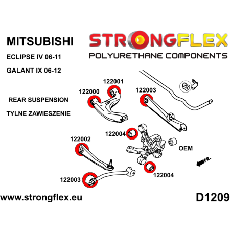 122002B TRASERO INFERIOR BRAZO - INTERIOR BUSHING