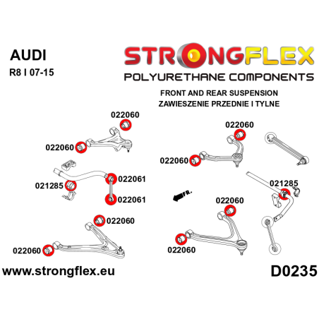 026272B SUSPENSIÓN SILENTBLOCK KIT