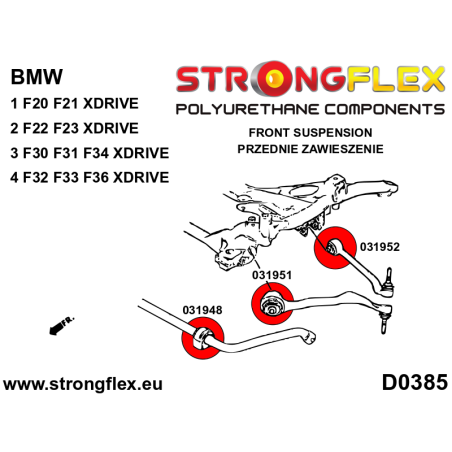031951B DELANTERO SUSPENSIÓN - DELANTERO SILENTBLOCK