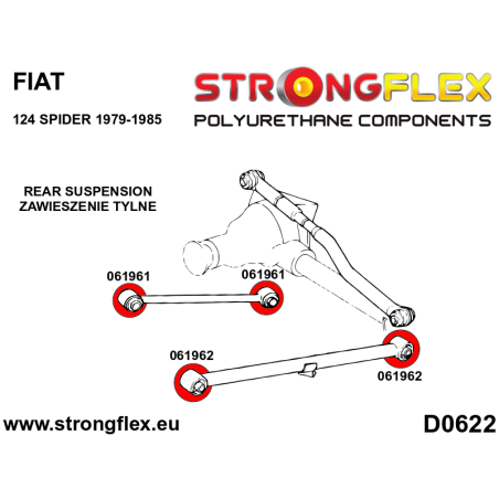061961B TRASERO SUPERIOR BRAZO BUSHING