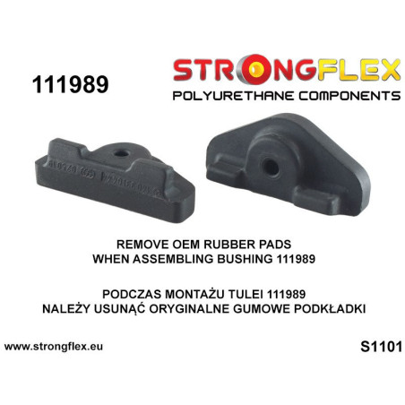 111989B DELANTERO CROSSMEMBER  DELANTERO SILENTBLOCK