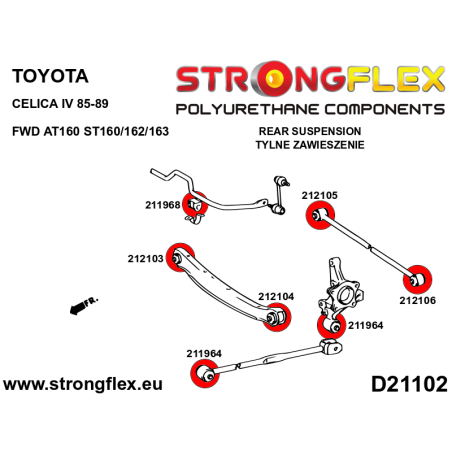211968A TRASERO STABILIZER SILENTBLOCK SPORT