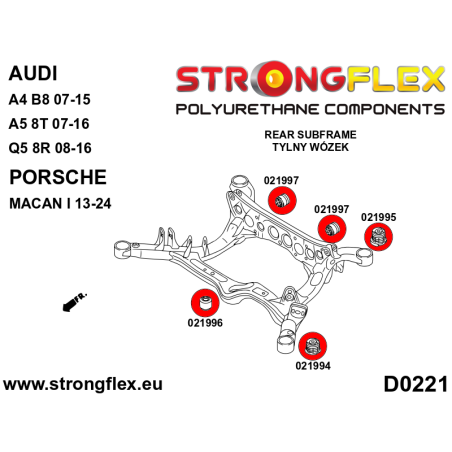 021994B: SUBCHASIS TRASERO - CASQUILLO DELANTERO