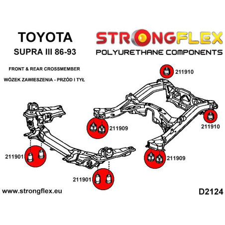 211909A: SUBCHASIS TRASERO - CASQUILLO DELANTERO SPORT
