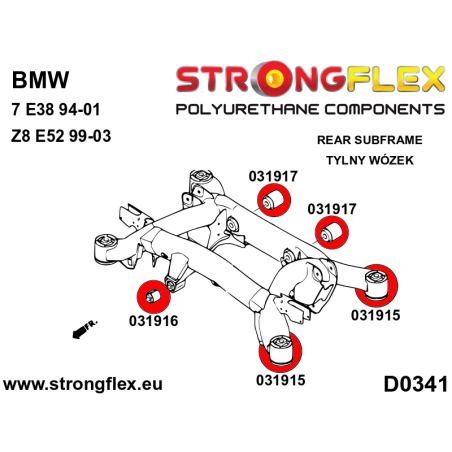 031915A: SUBCHASIS TRASERO SPORT