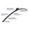 ESCOBILLAS SPARCO BLADE FRAMELESS CARBON 28CM