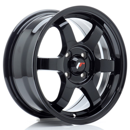 Llantas Japan Racing JR3 15x7 ET25 4x100 Gloss Black