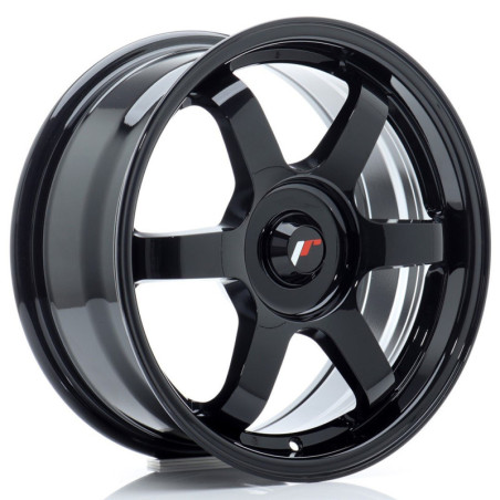 Llantas Japan Racing JR3 16x7 ET25-40 BLANK Gloss Black