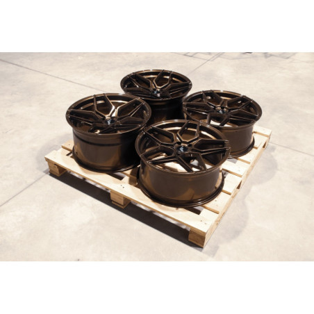 Set of JR34 20x9 ET35 + 20x10,5 ET20 5x120 Gloss Bronze