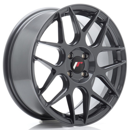 Llantas Japan Racing JR18 17x7 ET40 4x100 Hyper Gray