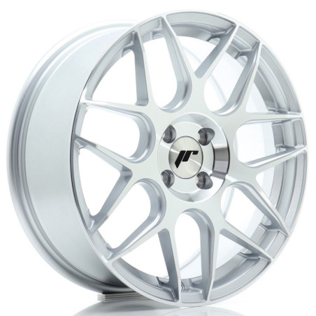 Llantas Japan Racing JR18 17x7 ET40 4x100 Silver Machined Face