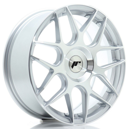 Llantas Japan Racing JR18 17x7 ET20-40 BLANK Silver Machined Face