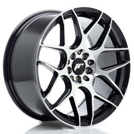 Llantas Japan Racing JR18 17x8 ET35 5x100/114 Black Machined Face