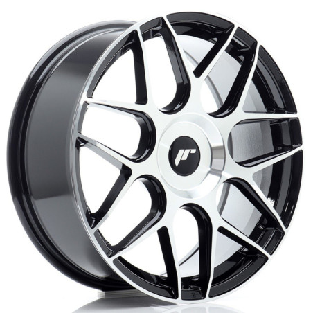 Llantas Japan Racing JR18 18x7,5 ET20-40 BLANK Black Machined Face