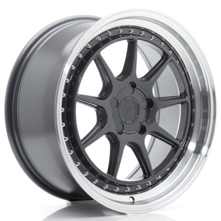 Llantas Japan Racing JR47 18x8,5 ET15-35 5H BLANK Hyper Gray w/ Machined Lip