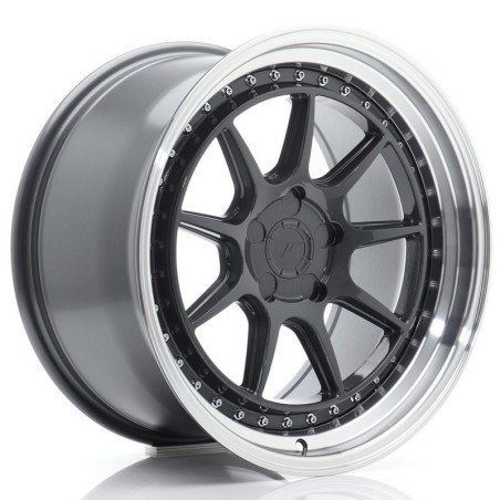 Llantas Japan Racing JR47 18x9,5 ET15-35 5H BLANK Hyper Gray w/ Machined Lip