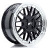 Llantas Japan Racing JR23 16x7 ET40 4x100 Gloss Black w/ Machined Lip