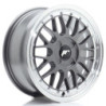 Llantas Japan Racing JR23 16x7 ET20-45 4H BLANK Hyper Gray w/ Machined Lip