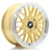 Llantas Japan Racing JR23 16x7 ET20-45 5H BLANK Gold w/ Machined Lip