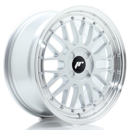 Llantas Japan Racing JR23 17x7,5 ET20-40 4H BLANK Hyper Silver w/ Machined Lip