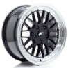 Llantas Japan Racing JR23 17x8 ET35 5x120 Gloss Black w/ Machined Lip