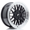 Llantas Japan Racing JR23 17x8 ET20-45 5H BLANK Gloss Black w/ Machined Lip