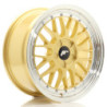 Llantas Japan Racing JR23 17x8 ET20-45 5H BLANK Gold w/ Machined Lip