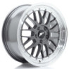 Llantas Japan Racing JR23 18x8 ET40 5x112 Hyper Gray w/ Machined Lip