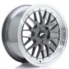 Llantas Japan Racing JR23 18x8 ET20-42 5H BLANK Hyper Gray w/ Machined Lip