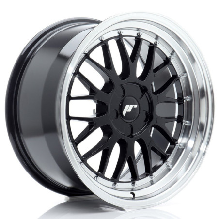 Llantas Japan Racing JR23 18x9,5 ET20-48 5H BLANK Gloss Black w/ Machined Lip