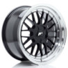 Llantas Japan Racing JR23 18x9,5 ET20-48 5H BLANK Gloss Black w/ Machined Lip