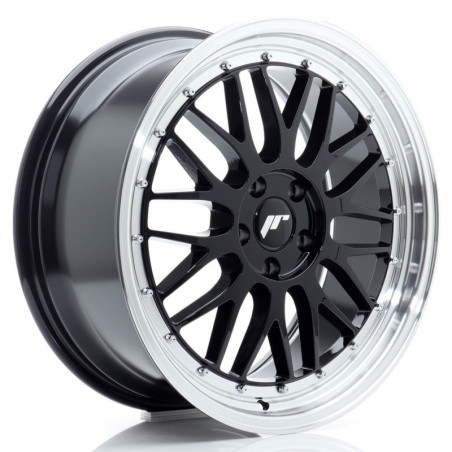 Llantas Japan Racing JR23 19x8,5 ET45 5x112 Gloss Black w/ Machined Lip