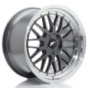 Llantas Japan Racing JR23 19x9 ET20-40 5H BLANK Hyper Gray w/ Machined Lip