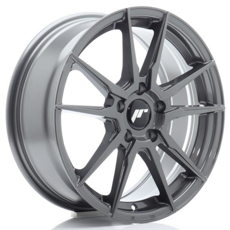 Llantas Japan Racing JR21 17x7 ET40 5x114 Hyper Gray