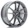 Llantas Japan Racing JR21 17x7 ET40 5x114 Hyper Gray